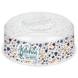 HOMVER Bergamo Терраццо D250мм с декором (бесцветный) 223134301/00