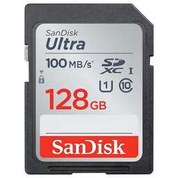 SANDISK Карта памяти Ultra 128GB SDXC Memory Card 100MB/s