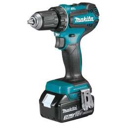 MAKITA Дрель-шуруповерт DDF485RF, 3Ач, с одним аккумулятором