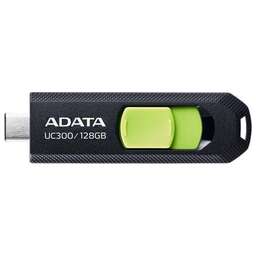 A-DATA Флешка USB (Type-C) UC300 128ГБ, USB3.2, черный и зеленый [acho-uc300-128g-rbk/gn]