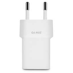 TTEC Сетевое зарядное устройство SmartCharger 20W PD Charger c кабелем USB-C - USB-C 3A. Цвет: белый
