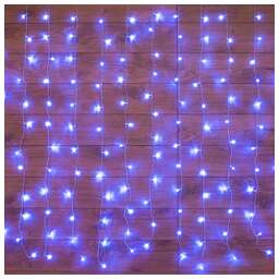 NEON-NIGHT (235-053) ГИРЛЯНДА LED ДОЖДЬ 2,5X2 М, С ДИН ПР-Й ПРОВОД, 230 В, LED СИНИЕ