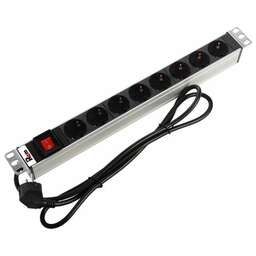 REM Блок распределения питания R-16-8S-V-440-1.8 гор.размещ. 8xSchuko базовые 16A Schuko 1.8м