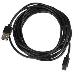 NONAME Кабель USB Type-C (m) - USB (m), 3м, 2.4A, черный