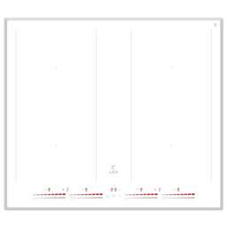 LEX Индукционная варочная поверхность EVI 641C WH, конфорок: 4 шт., стеклокерамика, независимая, белый