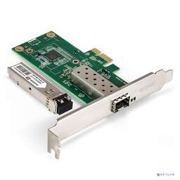 Exegate EX298935RUS Комплект: Сетевой адаптер SFP ExeGate EXE-i210-F1 + Трансивер Multi-Mode до 550м EXT-1G-MM850-LC2-550M (EX296228RUS: PCI-E x1 v2.0, порты 1x SFP (10/100/1000Mb/s), Gigabit Server N