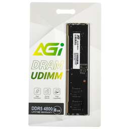 AGI Память DDR5 8GB 4800MHz 480008UD238 RTL PC5-38400 CL40 DIMM 288-pin 1.1В single rank Ret