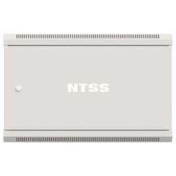 NTSS Шкаф коммутационный Премиум ( -W9U6060FD) настенный 9U 570x600мм пер.дв.металл 60кг серый 500мм 22кг 220град. 500мм IP20 сталь