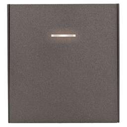 KRANZ Выключатель STRONG 1 кл перекрестный (переключатель) с подсветкой 10А с/у графит