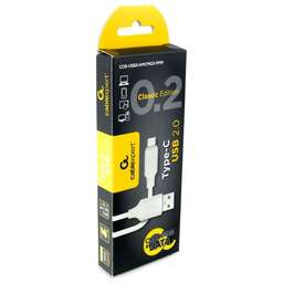 GEMBIRD/Cablexpert (17907) AM/Type-C CLASSIC 0.2 - 1 м - белый