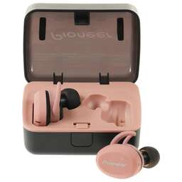PIONEER Наушники SE-E8TW-P, Bluetooth, внутриканальные, розовый/черный