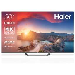 HAIER 50" Телевизор Smart TV S2 Pro, QLED, 4K Ultra HD, черный, СМАРТ ТВ, Android TV