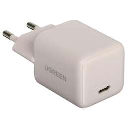 UGREEN Сетевое зарядное устройство X512 Mini, USB-C, 20Вт, 3A, розовый [55556]