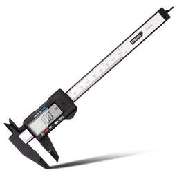 DELI Электронный штангенциркуль DL90150 150мм, метрическая/дюймовая конвертация, пластик, светодиодный дисплей
