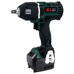 KLPRO Профессиональный бесщеточный гайковерт аккумуляторный KLSS18BH-50 (18В, Li-ion-2шт, 5.0Ач, 400Нм, 2 скорости, подсветка,З/У,в кейсе)