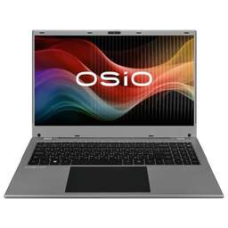 OSIO Ноутбук BaseLine B150i-004s N-series N100 8Gb SSD256Gb Intel UHD Graphics 15.6" IPS FHD (1920x1080) Windows 11 Home silver WiFi BT Cam 5000mAh
