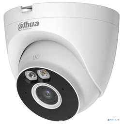 DAHUA DH-IPC-T5AP-PV-0280B Уличная купольная IP-видеокамера 5Мп; 1/2.7” CMOS; объектив 2.8мм ИК 30м и LED 30м и Wi-Fi IP67; металл, пластик; Wi-Fi 2.4ГГц