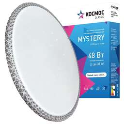 КОСМОС KCMist48W_4000 Classic MYSTERY 48Вт/230В/4000К/3120Лм 390*76мм серебро