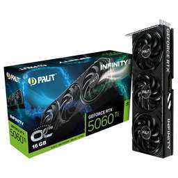 PALIT Видеокарта RTX5060Ti INFINITY 3 OC 16GB GDDR7 128bit 3xDP HDMI 3FAN RTL