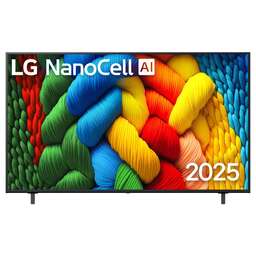 LG 65NANO80A6B.ARUG SMART TV 4K Ultra HD безрамочный