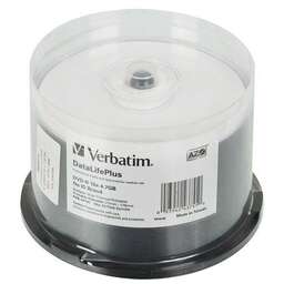 VERBATIM Оптический диск DVD-R 4.7ГБ 16x, 50шт., 43755, cake box, printable