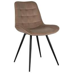 БЮРОКРАТ Стул для дома CH-K2 св.коричневый Holland 65 металл черный на ножках (CH-K2_1/HL65)