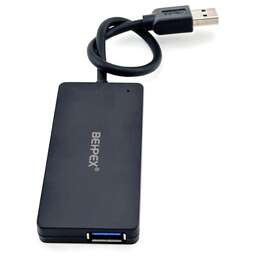 NONAME Разветвитель USB 3.0 BPH-3013 4порт. черный