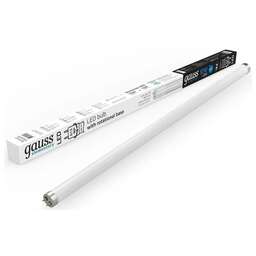 GAUSS Лампа светодиодная Elementary 93030-R 10Вт цок.:G13 трубка 180B св.свеч.бел.хол. T8 (упак.:1шт)