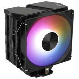 AEROCOOL Устройство охлаждения(кулер) Rime 4 ARGB Soc-AM5/AM4/1200/1700/1851 черный 4-pin 17-34dB Al+Cu 230W Ret