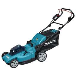 MAKITA Газонокосилка аккумуляторная DLM480CT2, 48см, несамоходная, 5Ач, с 2 АКБ, с ЗУ