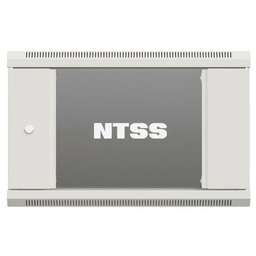 NTSS Шкаф коммутационный Премиум -W18U6060GS настенный, стеклянная передняя дверь, 18U, 600x900x600 мм
