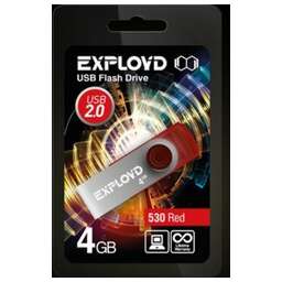 EXPLOYD 4GB 530 красный [EX004GB530-R]