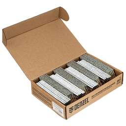 DENZEL Гвозди для пнев. нейлера (оцинк.) длина - 65 мм, диам. - 2,9 мм, 2000 шт. 57685