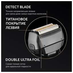 POLARIS Электробритва PMF 1014RC, черный и графитовый