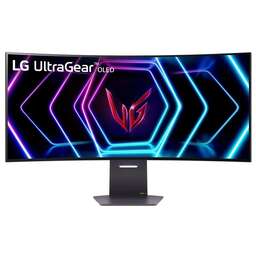 LG 39" Монитор UltraGear 39GS95QE-B, 3440x1440, OLED, 240Гц, 2хHDMI, 1хDP, изогнутый, черный [39gs95qe-b.aruz]
