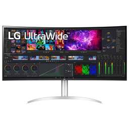 LG 39.7" Монитор 40WP95C-W, 5120x2160, NANO IPS, 72Гц, 2хHDMI, 1хDP, изогнутый, черный и серебристый [40wp95c-w.aruz]