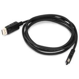 BURO Кабель аудио-видео DisplayPort (m) - HDMI (m) , 1.8м, GOLD, черный [bhp ret hdmi_dpp18]