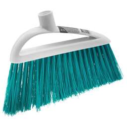 PALISAD HOME Щетка пластмассовая для подметания пола, премиум, 23 см, без черенка, бирюзовая щетина, Home Palisad 935565
