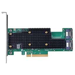 BROADCOM HBA-адаптер 9600-16i SGL (05-50111-00) PCIe v4 x8 LP, Tri-Mode SAS/SATA/NVMe 24G HBA, 16port (2*int SFF8654), SAS4016 IOC, RTL