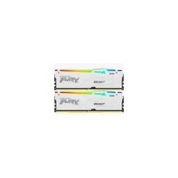 KINGSTON Оперативная память Fury Beast KF556C36BWEAK2-64 DDR5 - 2x 32ГБ 5600МГц, DIMM, White, Ret