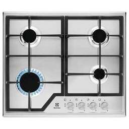 ELECTROLUX Газовая варочная панель KGS6426SX, 4 конфорки, нержавеющая сталь, серебристый