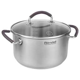 RONDELL Кастрюля Akzent RDS-1388 3.1л. d=20см (с крышкой) стальной