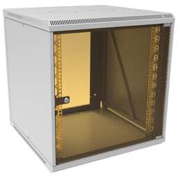 SUPRLAN Шкаф коммутационный ТВЛ-12U-600-600-СР (05-1206) настенный 12U 600x600мм пер.дв.стекл направл.под закл.гайки 70кг RAL 7035 535мм 26.22кг 620мм металл