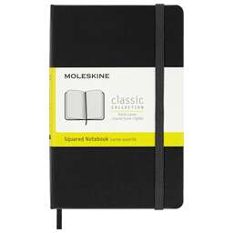 MOLESKINE Блокнот CLASSIC, 192стр, в клеточку, твердая обложка, черный [mm712]