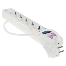POWERCUBE Сетевой фильтр SPG(5+1)-16B-5М-WHITE, 5м, белый