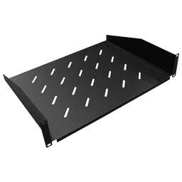 LANMASTER Полка стационарная TWT-CB-SF300-1U/18 1U нагр.:18кг. 19" 300мм черный (упак.:1шт)