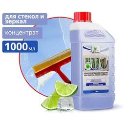 CLEAN&AMP;GREEN Концентрированное средство для очистки стекол и зеркал 1 л. Clean&Green CG8035