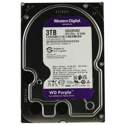 WD Жесткий диск Purple 33PURZ, 3ТБ, HDD, SATA III, 3.5"