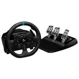 LOGITECH Игровой руль G923 Racing Wheel and Pedals - PC/PS - BLACK - USB - UK