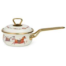 LEFARD КОВШ ЭМАЛИРОВАННЫЙ, СЕРИЯ PASSAGE, 14СМ/0,9Л D=14 СМ ДЛИНА=31СМ ПОДХОДИТ ДЛЯ ИНДУКЦИОН.ПЛИТ 950-650